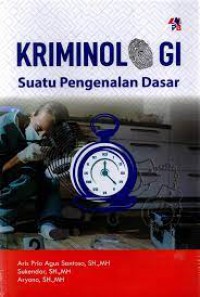 Kriminologi: Suatu pengenalan dasar